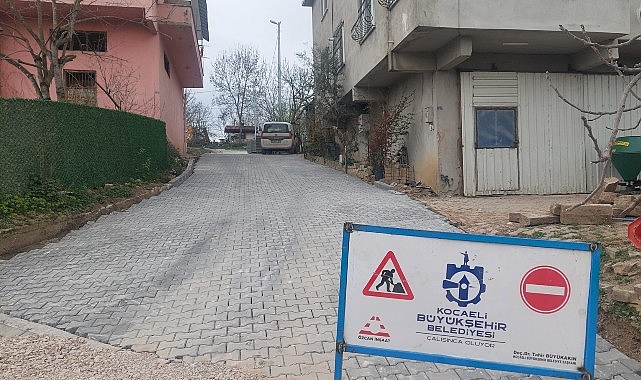 Körfez’in köylerine parke taşı döşeniyor