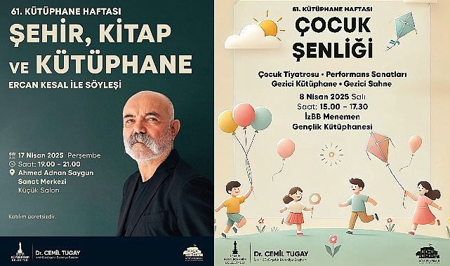 Kütüphaneler Haftası şenlik havasında geçecek