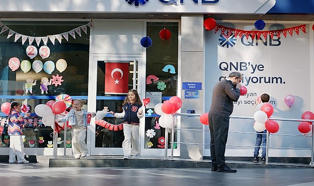 QNB Türkiye 23 Nisan Ulusal Egemenlik ve Çocuk Bayramı’na özel olarak hazırladığı yeni reklam filmini yayınladı.